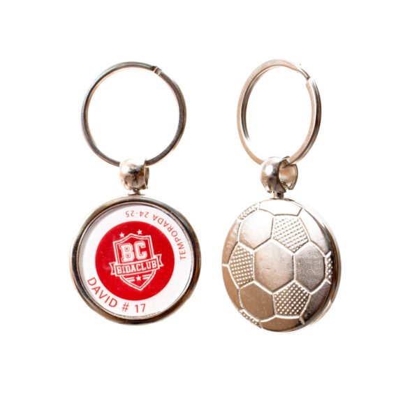 Llavero balón Fútbol personalizado Bidaclub