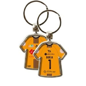 Llavero oficial UD Barbadas portero dorada