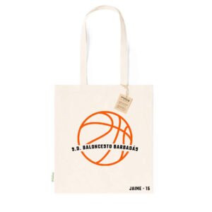 Bolsa Ecológica Modelo Baloncesto Personalizada - SD Baloncesto Barbadás