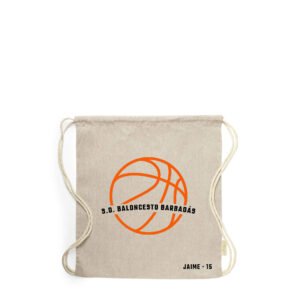 Mochila de Tela Modelo Baloncesto Personalizada - SD Baloncesto Barbadás