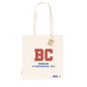 Bolsa Ecológica Modelo Iniciales Personalizada  - Bidaclub