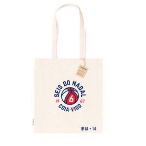 Bolsa Ecológica de Tela Personalizada  - Seis do Nadal Coia