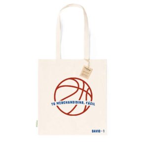 Bolsa Ecológica Modelo Baloncesto Personalizada  - Bidaclub