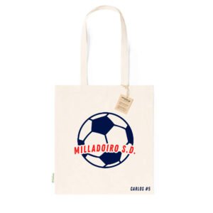 Bolsa Ecológica Modelo Fútbol Personalizada  - Milladoiro