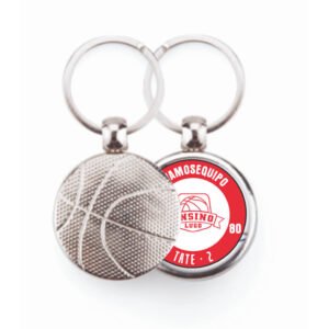 Llavero Metálico Balón Baloncesto - Ensino Lugo