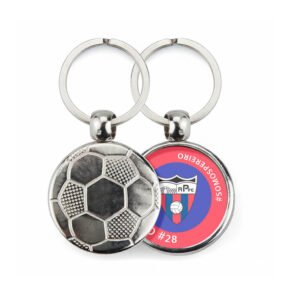 Llavero Metálico Balón Fútbol - Rápido de Pereiró