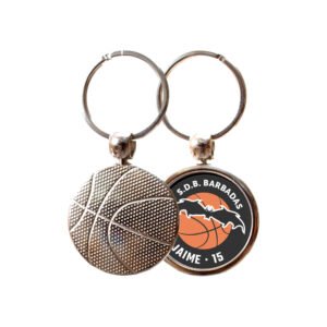Llavero Metálico Balón Baloncesto - SD Baloncesto Barbadás