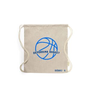 Mochila de Tela Modelo Baloncesto Personalizada - Depordima Basket