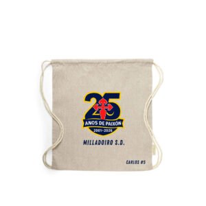 Mochila de Tela Modelo Logo Personalizada  - Milladoiro