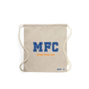 Mochila de Tela Modelo Iniciales Personalizada - Maside FC