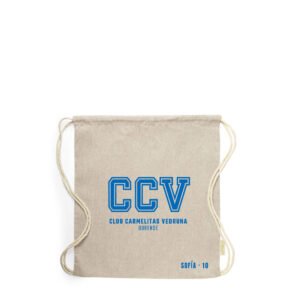 Mochila de Tela Modelo Iniciales Personalizada  - CC Vedruna