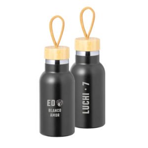 Botella Térmica Mini Personalizada  - Blanco Amor