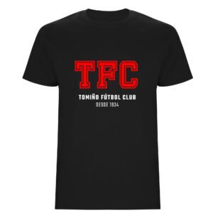 Camiseta Negra Personalizada Iniciales - Tomiño FC