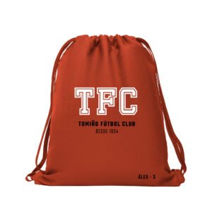 Mochila de Tela Modelo Iniciales Personalizada  - Tomiño FC