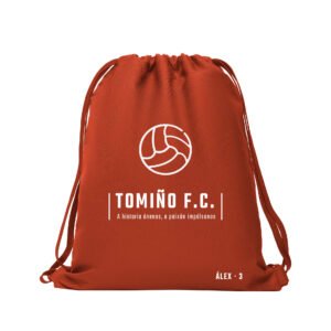 Mochila de Tela Modelo Fútbol Personalizada  - Tomiño FC