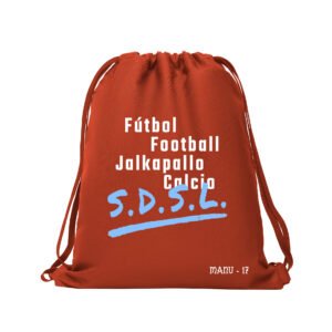 Mochila de Tela Modelo Fútbol Personalizada  - SD San Lázaro