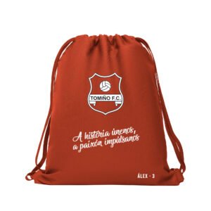 Mochila de Tela Modelo Logo Personalizada  - Tomiño FC