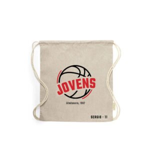 Mochila de Tela Modelo Baloncesto Personalizada  - Jovens Almassèra