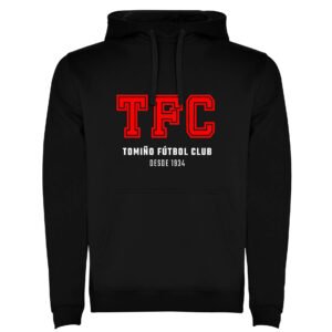 Sudadera Negra Personalizada Iniciales - Tomiño FC