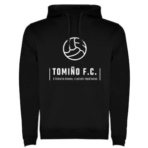 Sudadera Negra Personalizada Fútbol - Tomiño FC