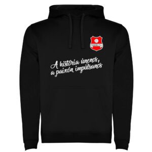 Sudadera Negra Personalizada Escudo - Tomiño FC