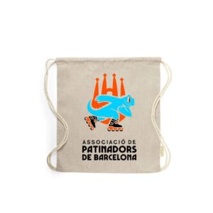 Mochila de Tela Modelo Logo Personalizada  - APB – Associació de patinadors de Barcelona